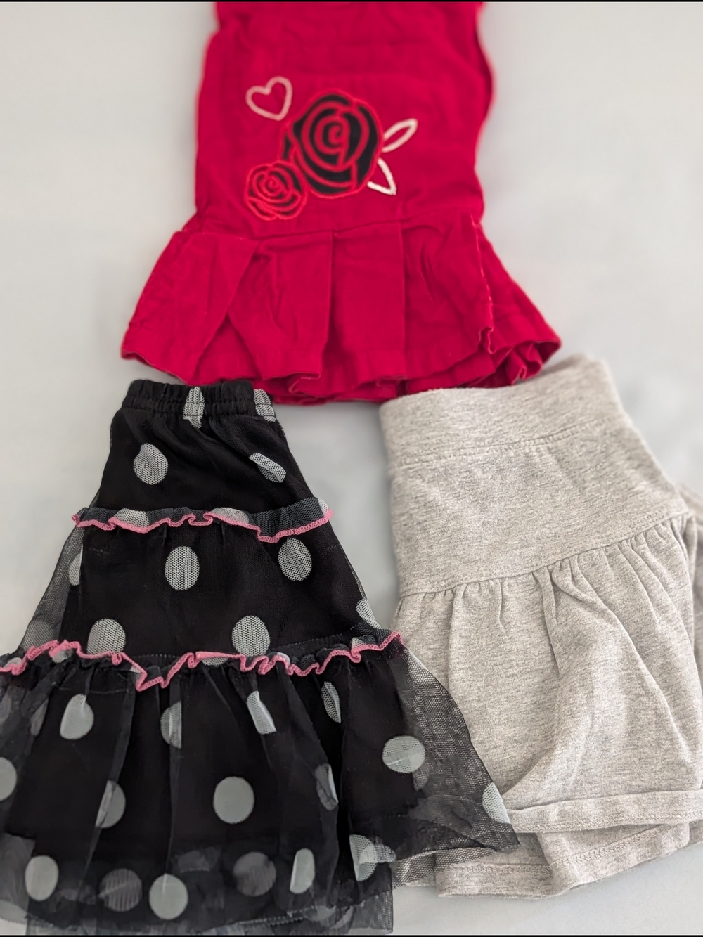healthtex Toddler Elastic Waist Red Skirt